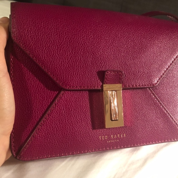 Ted Baker Burgundy Crossbody Bag - Picture 3 of 11